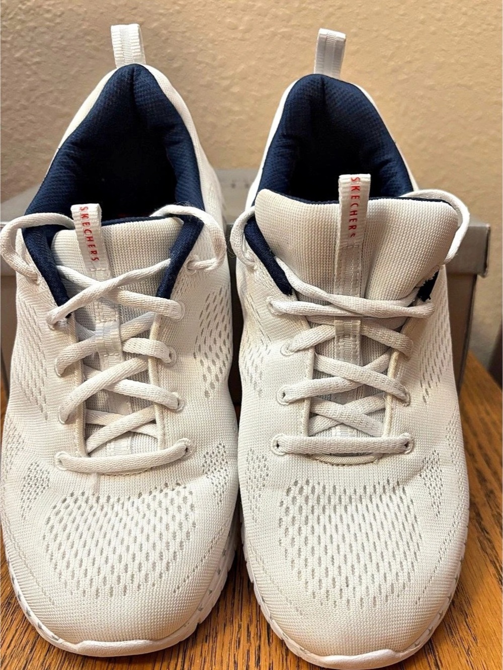 Skechers 104431 White Athletic Shoes US 9